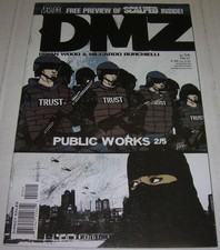 DMZ #14 (DC Comics / Vertigo 2007) SCALPED PREVIEW (VF-) Jason Aaron