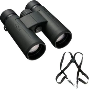 Nikon PROSTAFF P3 10x42 Binoculars + OP/TECH Bino/Cam Harness - Picture 1 of 10