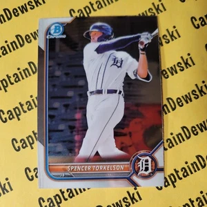 ¡Tarjeta de novato de radiocontrol SPENCER TORKELSON 2022 Bowman #BCP-6 Chrome Prospects! Tigres - Imagen 1 de 2