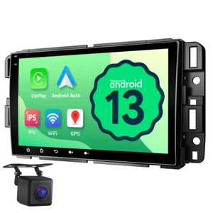 Radio estéreo para automóvil para GMC Chevy GMX7 Android 14 8" IPS navegación GPS CarPlay DSP - Imagen 1 de 23