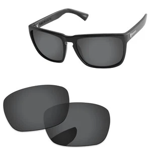 Lentes de repuesto polarizadas negras Lenslog Stealth para Knoxville XL eléctricas - Imagen 1 de 6