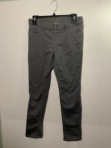 Justice Gray Stretchy Mid Rise Pull On Jean Leggings Jeggings Pants Size 12 - Picture 1 of 3