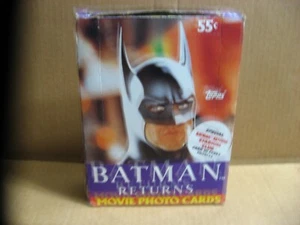 1992 Topps Batman Returns Movie Photo Trading Cards Box 36 Sealed Packs - Picture 1 of 2