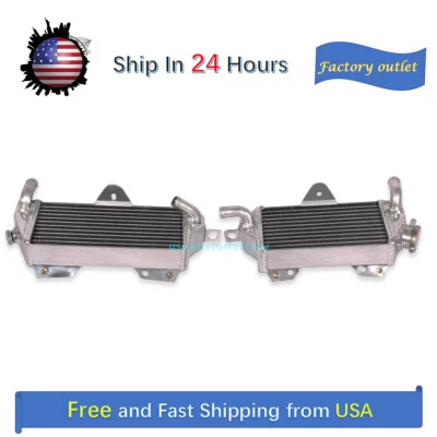 All Aluminum Radiator Fit For Kawasaki 1988-2004 KX500 (Left&Right) Foto 1 de 4