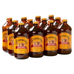 Cerveza de jengibre Bundaberg sin alcohol cero 0% 12x375 ml botellas cerveza sin alcohol - Imagen 1 de 5