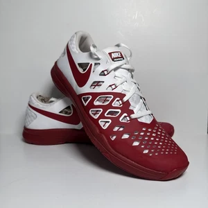 NIKE Men's Train Speed 4 TB Training Gym Shoes Sneakers Size 12 White Red NEW - Picture 1 of 12