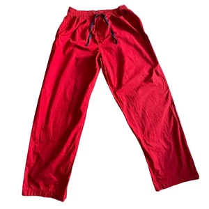 Polo Ralph Lauren Sleepwear Red Cotton Pajama Pants Mens Medium Lounge Comfy - Picture 1 of 6