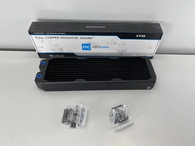 Alphacool NexXxos XT45 Full Copper Radiator 360mm- Black - Image 1 of 4