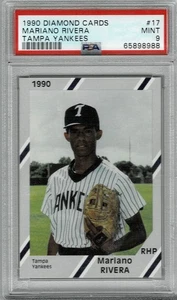 1990 DIAMOND CARDS MARIANO RIVERA TAMPA YANKEES PSA 9 MINOR LEAGUE - Bild 1 von 1