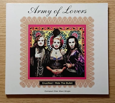 Army of Lovers "Crucified/Ride The Bullet" CD Maxi-Single. Used, Very Good Cond. Foto 1 de 3