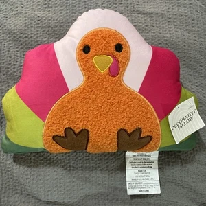 Novelty TURKEY Decorative Pillow Target Bullseye Playground Thanksgiving 2024 - Picture 1 of 3