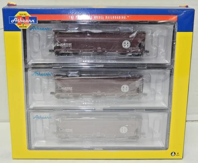Athearn # 6969 - N - BNSF ACF 4600 Covered Hoppers, 3-Pack, Pre-Owned - Image 1 of 4