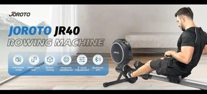 JOROTO JR40 Magnetic Rowing Machine – 8-Level Resistance, Bluetooth, Quiet – New - Picture 1 of 6