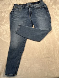 Time And True Damen Jeans Denim Blau Gr. 20 Regular Med Wash Comfort Stretch  - Bild 1 von 10