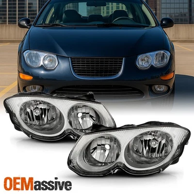 Faros transparentes de repuesto para Chrysler 300M 1999-2004 L+R Foto 1 de 4