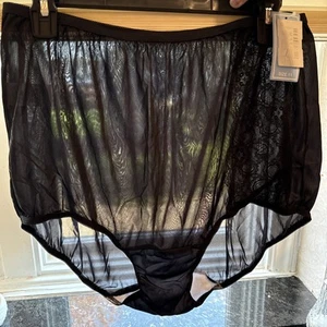 Dixie Belle Style 4516, Size 11 Lace Appliqué 100% Nylon Antron III VTG Black - Picture 1 of 8