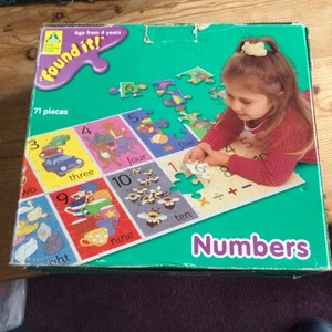 First Learning: Wooden Number Floor Puzzle - Picture 1 of 4