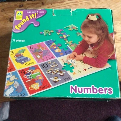 First Learning: Wooden Number Floor Puzzle - Image 1 of 4