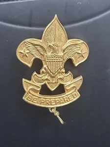 Pfadfinder First Class Rangabzeichen Pin BSA Pin Be Prepared Pat 1911 Vintage 1930er - Bild 1 von 3