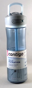 Contigo 24 oz. Wells Plastic Filter Water Bottle w/ Replacement Filter- Blue - Picture 1 of 2
