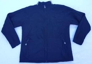 Adidas maglione lana full zip uomo tg M nero/bianco cardigan felpa 2004 - Foto 1 di 10