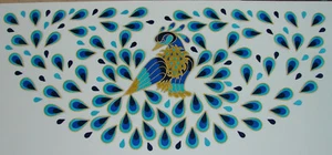 ELVIS PRESLEY JUMPSUIT CAPE PEACOCK COSTUMES EMBROIDERY PATCH - Bild 1 von 2