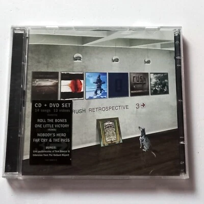RUSH ‎– RETROSPECTIVE 3 (2009) CD+DVD COMPILATION MADE IN THE EU - Image 1 of 4