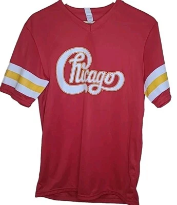 Chicago Rock Band Football Jersey Style Shirt Size M USA Made A4 - Image 1 of 4