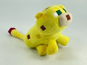 2014 Mojang Jazzwares Minecraft Giallo Baby Ocelot Gatto Peluche Bambola Figura 7" - Foto 1 di 7