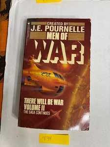 Men of War J.E. Libro de bolsillo vintage Pournelle 1984 T34 - Imagen 1 de 2
