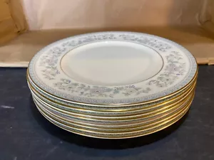Set di 8 piatti da cena / Royal Doulton Minton Bordeaux ossa fini Cina / Inghilterra - Foto 1 di 6