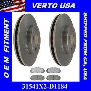 Pastillas de rotor de freno delanteras para Lexus CT200h 2011 a 2014, Toyota Prius 2010 a 2013 - Imagen 1 de 3