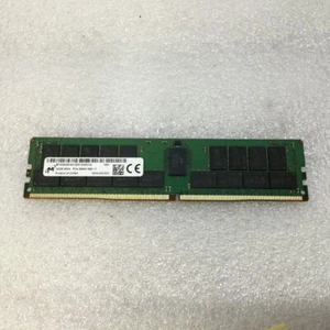 Micron 32GB RAM PC4-2666V-RB2-11 DDR4 SERVER Workstation ECC MEMORY - Picture 1 of 4