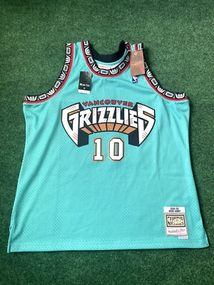 Camiseta de los Vancouver Grizzlies para hombre 2XL Mitchell and Ness Mike Bibby Swingman 1998 Foto 1 de 4