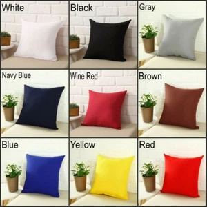 Hot New Square Home Sofa Decor Pillow Cover Case Cushion Cover 16x16" 18x18" - Picture 1 of 15
