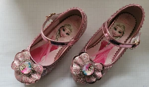 Mädchen Prinzessin Sandalen Absatz Frozen ELSA Schuhe Glitzer Kristal Gr.31 TOP - Bild 1 von 3