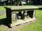 Photo 6x4 18thC Straiton tombstone, Liberton Kirk Richly carved table tom c2009