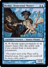 1x Heidar, rimewind master card MTG Magic the gathering Coldsnap