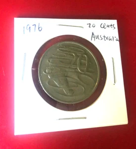 1976 AUSTRALIA 20 CENTS COIN - NICE WORLD COIN !!! - Picture 1 of 2