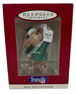 Hallmark Keepsake Ornament New York Jets Football #1 NFL Team Fan Mouse 1996 - Bild 1 von 1