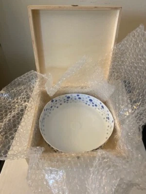 PORSELEIN BOWL, de Pieter Stockman. hecho a mano en Bélgica.  pieza decorativa/arte Foto 1 de 4