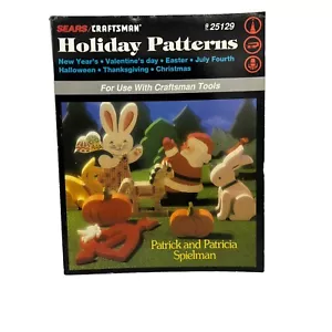 1992 Sears Craftsman Holiday Patterns Book 925129 Holzbearbeitung Dekupiersäge Router - Bild 1 von 16