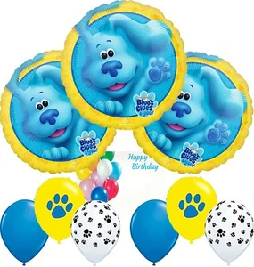 Blues Clues Party Zubehör Geburtstag Ballon Deko Blumenstrauß - Bild 1 von 3
