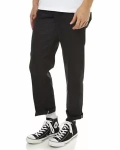 DICKIES ORIGINAL FIT 874 WORK PANTS BLACK KINGPIN SKATE FREE POST AUS SELLER - Picture 1 of 2