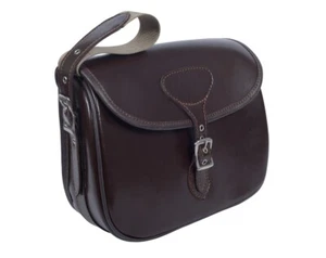 Genuine Real Leather Cartridge Shooting Shells Clay Hunting Shotgun Bag 100+ - Picture 1 of 3