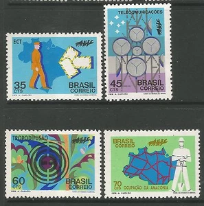 BRAZIL. 1972. Communications Set. SG: 1357/59. Mint Never Hinged. - Picture 1 of 1