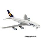 1/100 A380 Lufthansa Civil Airliner Paper Plane Model Aircraft Unassembled E