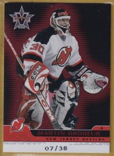 2001-02 Vanguard Red #56 Martin Brodeur /38 - New Jersey Devils