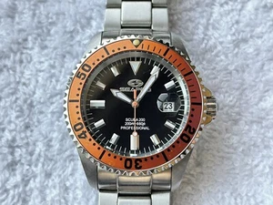 Seapro Scuba Diver Professional Automatic 21 Jewels Luminescent Date Watch - Picture 1 of 13