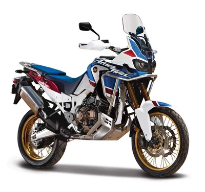Bburago 1:18 Honda Africa Twin Avventura Design e Colori Assortiti Small - Immagine 1 di 4